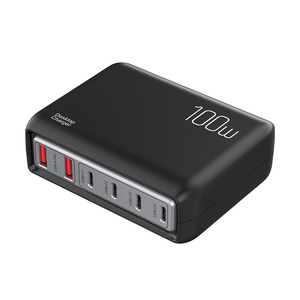 Chargeur <span class=keywords><strong>de</strong></span> bureau 100W 6 ports <span class=keywords><strong>Station</strong></span> <span class=keywords><strong>de</strong></span> <span class=keywords><strong>charge</strong></span> <span class=keywords><strong>multi</strong></span>-téléphone pour iPhone pour Airpods PD Universal Type C USB One Charger pour tous - Product Image 1