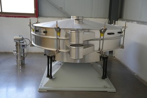 מכונת סינון רטט מסוג טאמבלר עגול, נירוסטה בדרגת מזון, 1000-2600 מ\"מ, להפרדת אבקות - Product Image 4