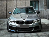 Parachoques Delanteros para Automóvil, Actualización al Estilo del Kit M5, Parachoques Delantero y Rejilla para BMW Serie 5 G30 G38 18-20 y Kits de Rejilla Delantera
