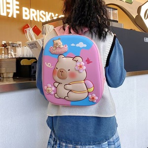2025 nuovo <span class=keywords><strong>zaino</strong></span> capibara per bambini da 1 a 6 anni cartoni animati ragazzi e ragazze <span class=keywords><strong>asilo</strong></span> grazioso Mini capibara <span class=keywords><strong>zaino</strong></span> regalo - Product Image 5