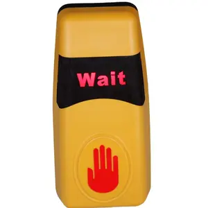 Pulsante di attraversamento pedonale alloggiamento giallo Display Symbol Wait pulsante a sfioramento pedonale Made In China In vendita
