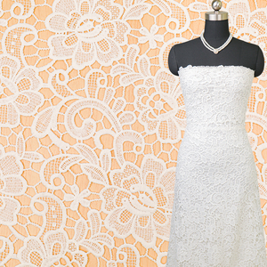 उच्च गुणवत्ता वाला शुद्ध सफेद पानी में घुलनशील कपास फीता कढ़ाई गुइशुद्ध कपड़े - Product Image 2