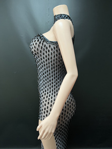 Novance Y4348 Eleganti Abiti <span class=keywords><strong>da</strong></span> Donna <span class=keywords><strong>con</strong></span> <span class=keywords><strong>Spacco</strong></span> Alto, <span class=keywords><strong>Vestiti</strong></span> <span class=keywords><strong>da</strong></span> <span class=keywords><strong>Sera</strong></span> <span class=keywords><strong>con</strong></span> Scollo a V, Abito Lungo <span class=keywords><strong>da</strong></span> Cerimonia <span class=keywords><strong>con</strong></span> Diamanti per Donne - Product Image 4