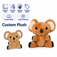 Porte-clés Mascotte Personnalisée en Peluche, Fabricant OEM de Jouets Doux pour Fans de Clubs Sportifs, Articles Promotionnels
