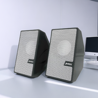 Speaker Kantor Berkabel USB Jedel untuk Komputer Rumah, Laptop, PC, Set Speaker Mini Desktop Bertenaga USB