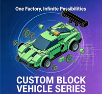Set de Bloques de Construcción de Coche de Carreras Personalizado Premium MOC de Alta Gama para Exhibición y Colección, Ideal para Vitrinas de Modelos de Élite