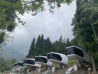 Outlet di Case Prefabbricate di Lusso, Casa Container Moderna a Capsula Spaziale per Ville e Hotel