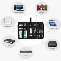 Kit de Herramientas de Reparación de Redes Multimodulares, Alicates de Crimpado RJ45, Probador de Cables LAN, Piezas de Telecomunicaciones para Redes