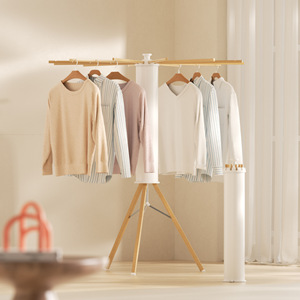 Octopus-Shaped Clothes Drying Rack Floor Standing Foldable Solid Wood For Balcony Bedroom Home Use - Product Image 3