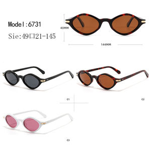 Cat Eye Sunglasses Solid Brown Frame Full Rim Resin Lens Anti-Uv Protection Women Adult Oval Face Shape - Product Image 3