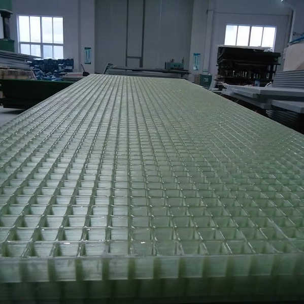 Molded Grid Module Lightweight Translucent FRP Molded Grid for Farms Corral Ponds Ditch ...