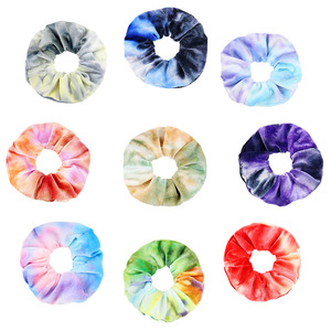 Gordon Vente à Chaud Chouchous en Velours Cross-Border Gradient Colors Tie-Dye Packable Hair Ties - Product Image 6