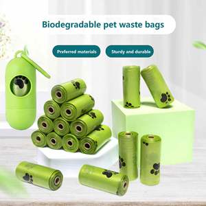 Outdoor Eco-Friendly Luxury Biodegradable <b>Compostable</b> Degradable Cat Poop <b>Bags</b> HDPE+EPI Material Candy Fragrance Moderate Odor - Product Image 1