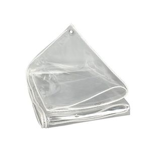 Rideaux transparents en PVC imperméables, bâche transparente insonorisante, <span class=keywords><strong>rideau</strong></span> de lavage de voiture, bâche en vinyle <span class=keywords><strong>pour</strong></span> usage industriel et terrasses - Product Image 1