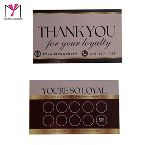 Tarjetas de Agradecimiento con Logotipo Personalizado 2026, Nuevo Producto, Consejos para el Cuidado del Cabello en Color Personalizado - Product Image 2