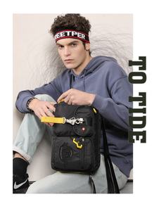 Sac de poitrine personnalisé avec logo, sac messager à fermeture éclair, sac à bandoulière Oxford, sac bandoulière avec fermoir à crochet métallique - Product Image 3