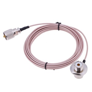 Cable de Extensión Coaxial de Radiofrecuencia, Adaptador de Conector Macho a Hembra UHF PL-259 para Antena de Radio Móvil - Product Image 6