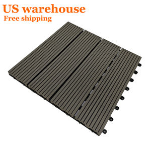 Piastrelle per <span class=keywords><strong>Decking</strong></span> WPC da esterno moderne per esterni a incastro impermeabili e facili da installare Eco Friendly per pavimenti in legno di plastica 5 anni - Product Image 3