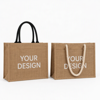 Sacs fourre-tout en jute écologiques classiques pour mariage, personnalisables avec logo brodé, impression sérigraphique, couleurs mélangées, réutilisables, souvenir pour invités, cadeau