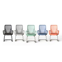 Vente en gros de chaises de bureau modernes ergonomiques en maille pour visiteurs chaises de salle de conférence exécutive avec accoudoirs