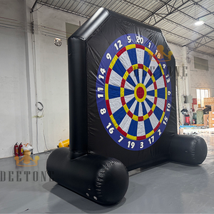 Jeu de fête <span class=keywords><strong>cible</strong></span> gonflable football tableau de fléchettes balle adhésive fléchettes de football gonflables - Product Image 2