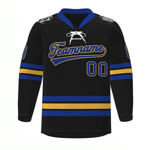 Jersey Hoki Roh Kustom Potongan Kiper Murah Kualitas Tinggi - Product Image 2