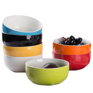 Cuenco vintage de cerámica para fruta, <span class=keywords><strong>ramen</strong></span> decorativo de 5,5 pulgadas, cereal, desayuno, porcelana, sopa, pasta francesa - Product Image 1