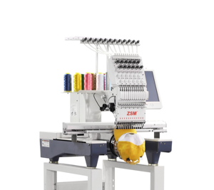 Máquina de Bordar Computarizada de 1 Cabezal, Máquina de Coser y Bordar Doméstica y Comercial para Gorras y Camisetas - Product Image 1