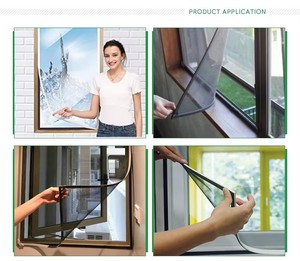 Mosquitera Magnética de Diseño Moderno Hecha <span class=keywords><strong>a</strong></span> <span class=keywords><strong>Medida</strong></span> para Ventanas, Uso en Hogares y Hoteles, <span class=keywords><strong>con</strong></span> Marco - Product Image 6