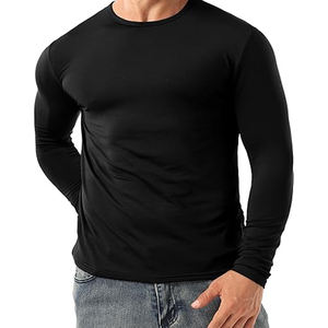 Camisetas de Manga Larga Ajustadas de Secado Rápido para Hombre, Personalizadas, al por Mayor, Camisetas de Gimnasio y Fitness, Camisetas de Manga Larga para Hombre, Camisetas Interiores para Vender - Product Image 3