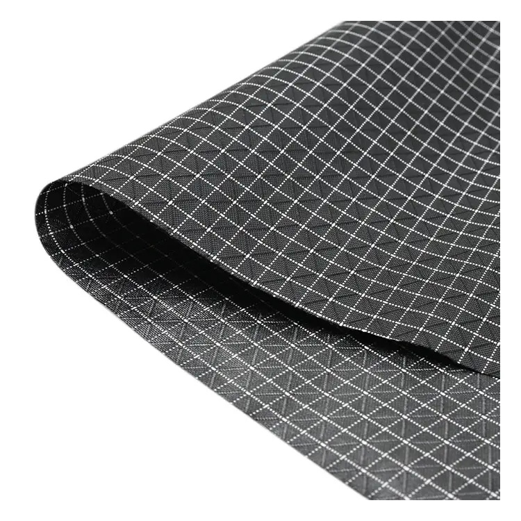 Benang HMPE 94% nilon 6% kekuatan robek Super tinggi benang nilon Dobby Ripstop kain nilon untuk peralatan tenda luar ruangan penggunaan rompi