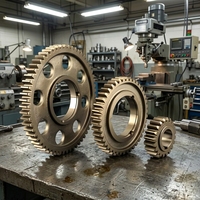 Small Module Brass Spur Gear, Mini Precision Straight Gear, Custom Tiny Gear for Instruments & Meters