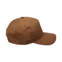 Gorra de 5 Paneles de Lona de Algodón Personalizada OEM, Color Liso, con Contraste de Color, Unisex, Ajustable, para las Cuatro Estaciones, Nueva, Venta al Por Mayor