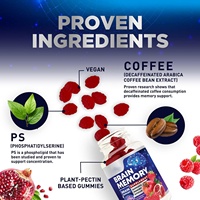 SWOOT Gummies à haute teneur en vitamine B12 pour le cerveau, la mémoire et le sommeil, 3000 mcg, végétaliens, 60 unités, complément nutritionnel quotidien personnalisé