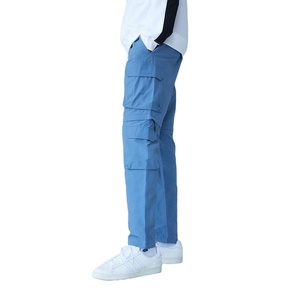 Custom Cotton Twill <b>Cargo</b> Pants Relaxed Fit <b>Straight</b> <b>Leg</b> Utility <b>Trousers</b> Multi Pocket Outdoor Hiking Workout Casual Camouflage - Product Image 2