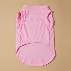 Promocional Doggy Soft e Respirável Plain T-Shirt Outfits Atacado Pet <span class=keywords><strong>Clothes</strong></span> Roupas em branco para o verão e inverno Seasons - Product Image 6