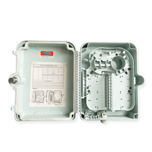 Caja de Distribución de Fibra Óptica de 12 Puertos para Montaje en Poste con PLC para Red FTTH - Product Image 1