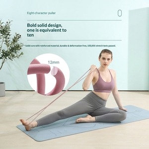 Bande de résistance en forme de 8 pour l'élargissement des pectoraux, corde de traction pour femmes, ouverture des épaules, renforcement du dos, en gel de silicone élastique - Product Image 3