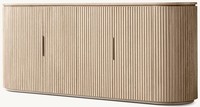 Meubles de salon modernes rangement de vêtements en bois massif armoire en bois commode Lumi à 9 tiroirs