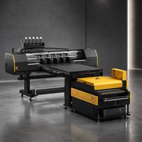 Imprimante DTF industrielle 60 cm à 4 têtes avec secoueur de poudre automatique pour l'impression de vêtements à haute vitesse