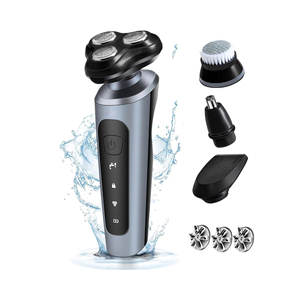 เครื่องโกนหนวดแบบขายส่ง หัวโกนสามใบมีด ความเร็วสูง กระชับกับใบหน้า ชาร์จผ่าน USB - Product Image 5