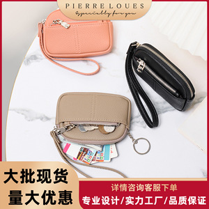 Monedero Pequeño Pierre Loues 3 en 1 de Color Sólido, Multifuncional, para Mujer, Uso Diario - Product Image 5
