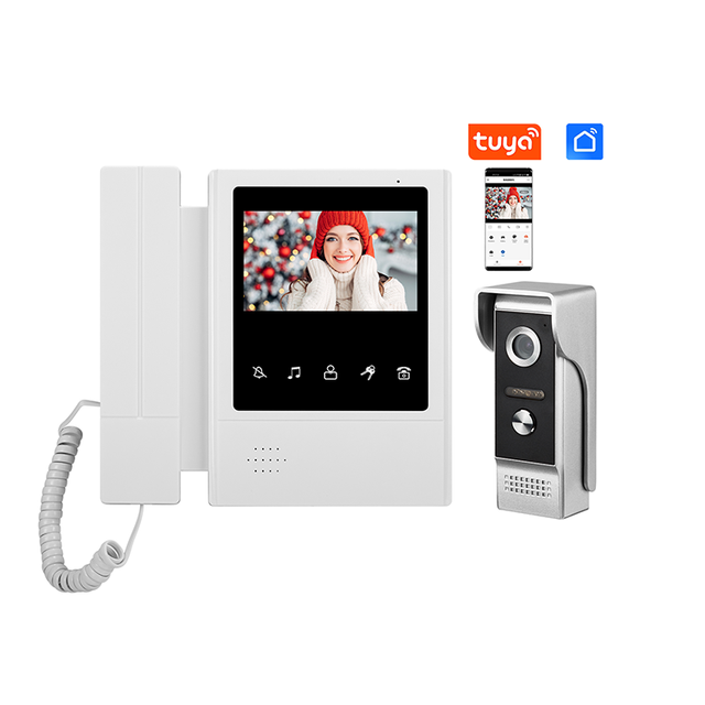 Tuya Smart WiFi Video Door Bell Camera System with Night Vision New Trending Home Security Intercom Interphone