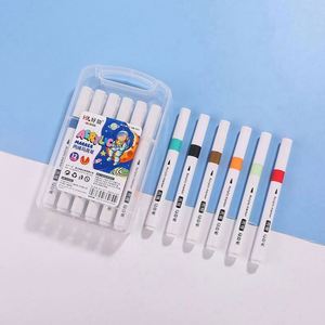 Marqueurs acryliques, ensemble de marqueurs d'art pour enfants, marqueurs de couleur pour étudiants, dessin créatif, bricolage, graffiti - Product Image 4
