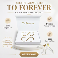 Ensemble de bracelets permanents en or/argent pour dropshipping - Cadeau pour anniversaire et Saint-Valentin