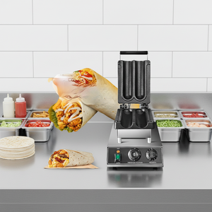 Machine à rouleaux de poulet commerciale en <span class=keywords><strong>acier</strong></span> inoxydable ZZ370K avec contrôle automatique de la température et plaque chauffante électrique - Product Image 4