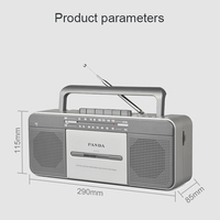 Vente en gros personnalisé clair bon marché vieux classique vintage magnétophone audio boombox platine cassette portable am fm radio lecteur de cassettes