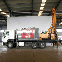 Foreuse compacte et robuste HRT-400 tout-terrain montée sur camion, équipée d'un puissant moteur YUCHAI