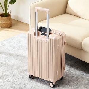 Valise de voyage personnalisable rechargeable légère unisexe avec poche zippée pour téléphone et roues silencieuses – Édition été 2023 - Product Image 1