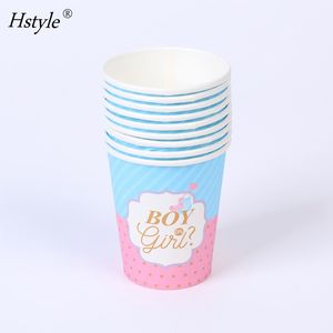 Suministros de fiesta para el género, suministros que incluyen platos para mostrar el género, servilletas, mantel, juego de banderines para niño o niña, E3129, 16 unidades - Product Image 4